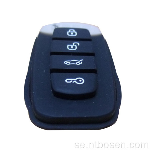 Anpassade 4 nycklar Hot Sale Silicone Rubber Car Key Covers avlägsna silikonnyckelfodral